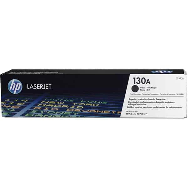 Toner HP 130A Preto Laserjet Original (CF350AB) Para HP Laserjet M176n, M177fw CX 1 UN