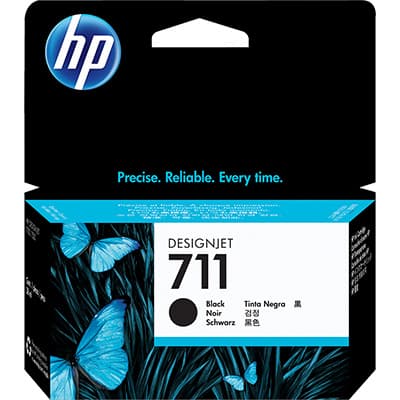 Cartucho HP 711 38ml preto CZ129AB HP CX 1 UN