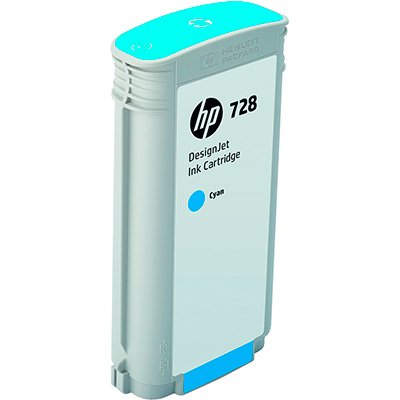 Cartucho HP 728 ciano 130ml F9J67A HP CX 1 UN