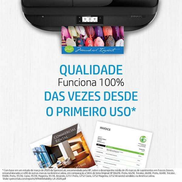 Cartucho HP 904XL, Preto Original (T6M16AL) Para HP officejet 6950 all-in-one, HP officejet pro 6960 all-in-one, HP officejet pro 6970 all-in-one, HP - CX 1 UN