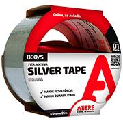 Fita adesiva multiuso silver tape, 45mmx5m, Prata, 800s, Adere - RL 1 UN