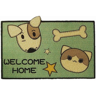 Tapete capacho 40x60cm pets colorido HH-0053 Hudson PT 1 UN