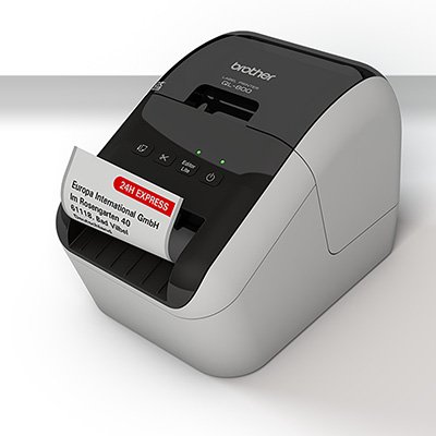 Impressora térmica p/etiquetas QL800 Brother CX 1 UN