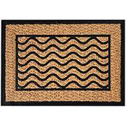 Tapete capacho vinílico, 60cm x 40cm, Ondas, 0300723285, Uzoo - PT 1 UN