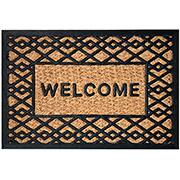 Tapete capacho vinílico, 60cm x 40cm, Welcome, Zig-Zag, 0300723284, Uzoo - PT 1 UN