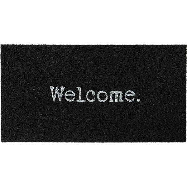 Tapete capacho, Welcome, 40 x 75cm, Kapazi - PT 1 UN