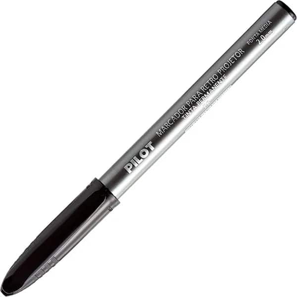 Caneta para retro-projetor preta 2,0mm CX012PR Pilot BT 1 UN