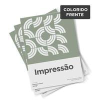 Impressões A3 / 4x0 / couché fosco 300g/m² 1 UN