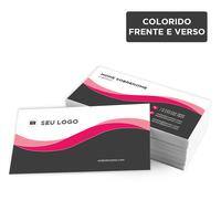 Cartão de Visita 9x5cm/4x4/reciclato 240g/m²/lm.fosca - Kcp PT 100 UN