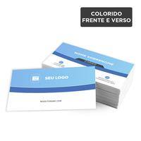Cartão de Visita 9x5cm/4x4/offset 240g/m²/lm.brilho f/v - Kcp PT 100 UN