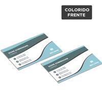 Cartão de Visita 8,5x5,5cm / 4x0 / offset 240g/m² ref. 05 KCP - PT 100 UN