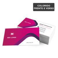 Cartão de Visita 8,5x5,5cm / 4x4 / offset 240g/m² ref. 05 KCP - PT 100 UN