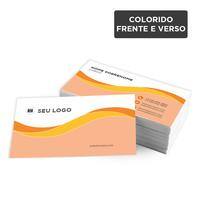 Cartão de Visita 8,5x5,5cm / 4x4 / reciclato 240g/m² / laminação fosca f/v ref. 12 KCP - PT 100 UN