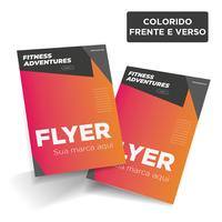 Flyer e Panfleto A5/4x4/couché fosco 115g/m² - Kcp PT 100 UN