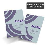 Flyers e Panfletos DL (10x20cm) / 1x1 / offset 90g/m² PT 100 UN