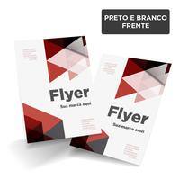 Flyers e Panfletos DL (10x20cm) / 1x0 / couché fosco 115g/m² PT 100 UN