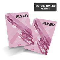 Flyers e Panfletos DL (10x20cm) / 1x0 / reciclato 90g/m² PT 100 UN