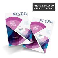 Flyers e Panfletos DL (10x20cm) / 1x1 / reciclato 90g/m² PT 100 UN