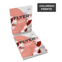 Flyers e Panfletos DL (10x20cm) / 4x0 / offset 150g/m² PT 100 UN