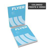Flyers e Panfletos DL (10x20cm) / 4x4 / offset 150g/m² PT 100 UN