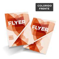 Flyers e Panfletos DL (10x20cm) / 4x0 / reciclato 90g/m² PT 100 UN