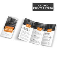 Folders DL (10x20cm) / 4x4 / offset 90g/m² / 2 dobras C PT 100 UN