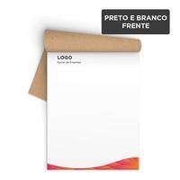 Blocos A6 / 1x0 / offset 75g/m² / 50 folhas PT 10 UN