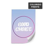 Adesivo / Etiqueta A3 / 4x0 / papel adesivo brilho 190g/m² ref. 18 KCP - PT 100 UN