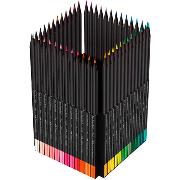 Kit de Colorir Dias quentes – Bobbie Goods + Lápis De Cor redondo Supersoft, 50 Cores, Faber-Castell - ET 50 UN