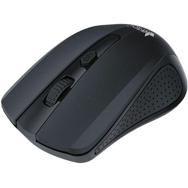 Mouse sem fio, 1600DPI, Preto, MW200, App-Tech + Pilha Alcalina Duracell Palito AAA, Optimum CX 1 UN