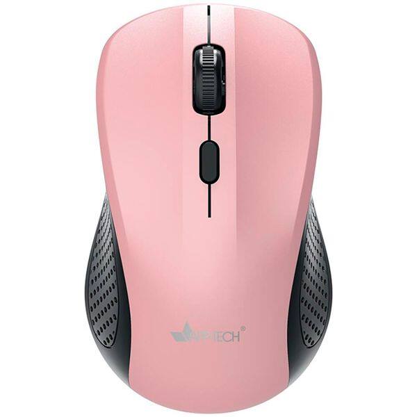 Mouse sem fio, 1600DPI, Rosa, MW352, App-Tech + Pilha Alcalina Duracell Palito AAA, Optimum CX 1 UN