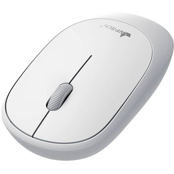 Mouse sem fio bluetooth, 1200DPI, Branco, MWB452, App-Tech + Pilha Alcalina Duracell Pequena AA, Optimum CX 1 UN