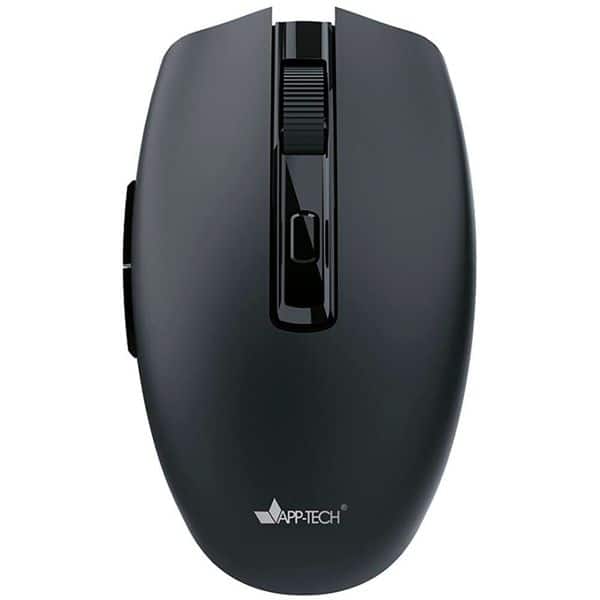 Mouse sem fio bluetooth, 1600DPI, Preto, MWB500, App-Tech + Pilha Alcalina Duracell Pequena AA, Optimum CX 1 UN
