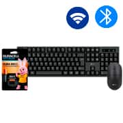 Kit Wireless (Teclado/Mouse), Preto, KMW100, App-Tech + Pilha Alcalina Duracell Palito AAA, Optimum CX 1 UN Kit Wireless (Teclado/Mouse), Preto, KMW100, App-Tech + Pilha Alcalina Duracell Palito AAA, Optimum CX 1 UN