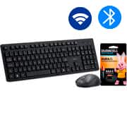 Teclado e Mouse sem Fio, Wireless, Padrão ABNT2, Preto, KMW231B, Ergo + Pilha Alcalina Duracell Palito AAA, Optimum CX 1 UN Teclado e Mouse sem Fio, Wireless, Padrão ABNT2, Preto, KMW231B, Ergo + Pilha Alcalina Duracell Palito AAA, Optimum CX 1 UN
