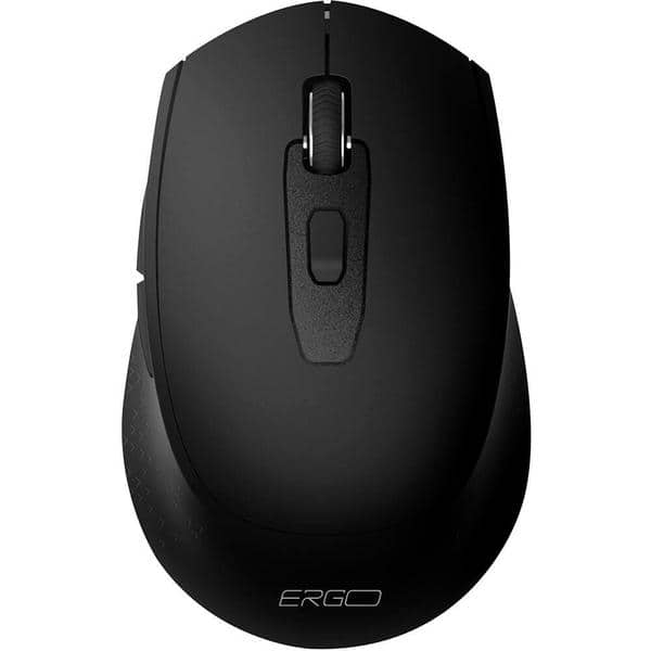 Mouse sem fio, 1600 DPI, Preto, MW7030B, Ergo + Pilha Alcalina Duracell Pequena AA, Optimum CX 1 UN