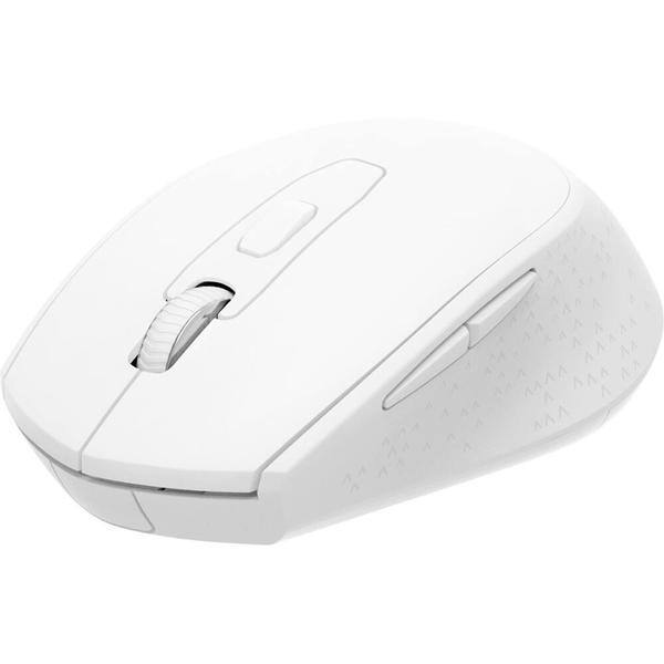 Mouse sem fio, 1600 DPI, Branco, MW7030W, Ergo + Pilha Alcalina Duracell Pequena AA, Optimum CX 1 UN