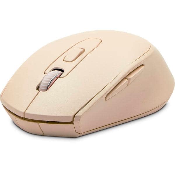Mouse sem fio, 1600 DPI, Bege, MW7030BG, Ergo + Pilha Alcalina Duracell Pequena AA, Optimum CX 1 UN