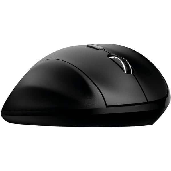 Mouse ergonômico sem fio, 1600 DPI, Preto, MWBE05, Ergo + Pilha Alcalina Duracell Pequena AA, Optimum CA 1 UN