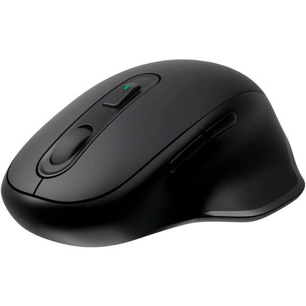 Mouse ergonômico sem fio, 1600 DPI, Preto, MWE7059, Ergo + Pilha Alcalina Duracell Pequena AA, Optimum CX 1 UN