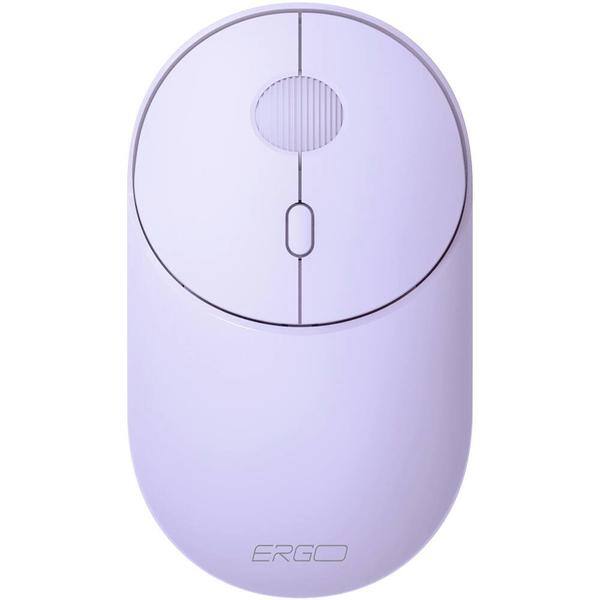 Mouse sem fio, 1600 DPI, Lilás, MWB711L, Ergo + Pilha Alcalina Duracell Pequena AA, Optimum CX 1 UN