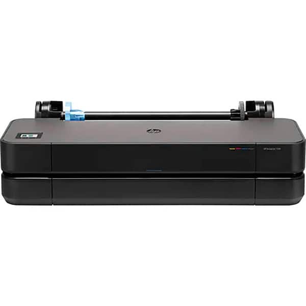 Impressora Plotter DesignJet T230 24" com suporte, Colorida, Wi-fi, Conexão Ethernet, Bivolt, 5HB07D, + Alimentador automático de folha para Designjet, T200/T600, 8AJ60A, HP - CX 1 UN