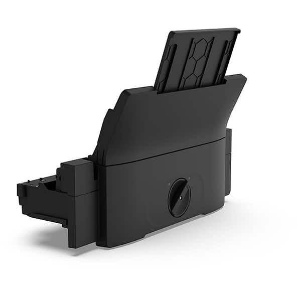 Impressora Plotter DesignJet T230 24" com suporte, Colorida, Wi-fi, Conexão Ethernet, Bivolt, 5HB07D, + Alimentador automático de folha para Designjet, T200/T600, 8AJ60A, HP - CX 1 UN