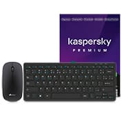 Teclado e Mouse sem Fio Recarregável, Wireless e Bluetooth, Padrão ABNT2, Preto, KMWRB400, App- Tech + Kaspersky Antivírus Premium, 5 dispositivos, 12 meses, KL1047KDEFS, Kaspersky - CX 1 UN Teclado e Mouse sem Fio Recarregável, Wireless e Bluetooth, Padrão ABNT2, Preto, KMWRB400, App- Tech + Kaspersky Antivírus Premium, 5 dispositivos, 12 meses, KL1047KDEFS, Kaspersky - CX 1 UN