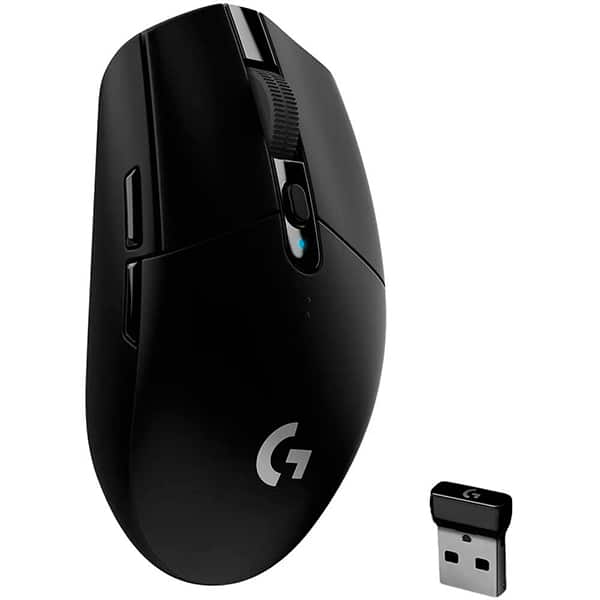 Headset Gamer G321 Lightspeed, Sem fio, Bluetooth, Preto, 981-001562, Logitech G + Mouse Gamer Sem Fio Logitech G305 LIGHTSPEED com 6 Botões Programáveis e Até 12.000 DPI - Preto CX 1 UN