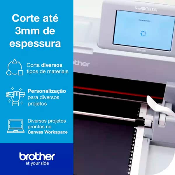 Máquina para recorte c/Scanner ScanNCut 110v Brother CX 1 UN