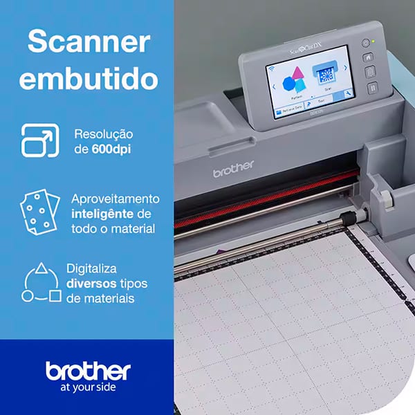 Máquina para recorte c/Scanner ScanNCut 220v Brother CX 1 UN
