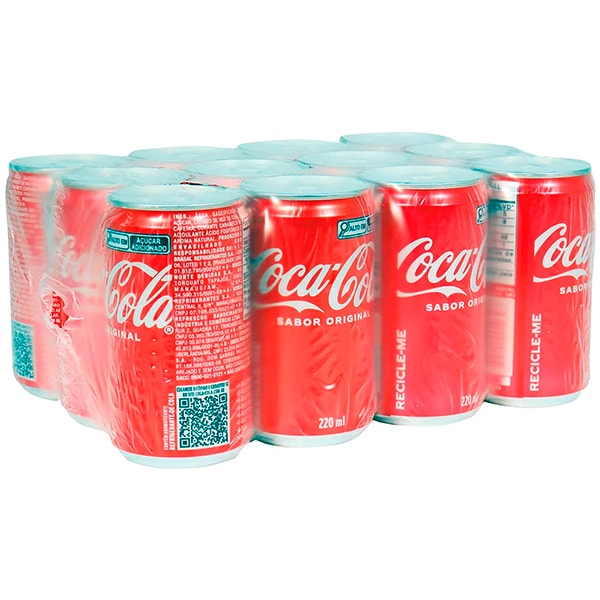 Refrigerante Coca-Cola Original, 220ml, Pack com 12 unidades, Coca-Cola - PT 12 UN