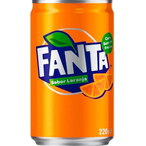 Refrigerante Fanta Laranja, 220ml, Pack com 6 unidades, Coca-Cola - PT 6 UN