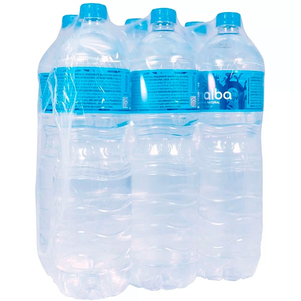 Água Mineral sem gás, 1,5L, Pack com 6 unidades, Minalba - PT 6 UN